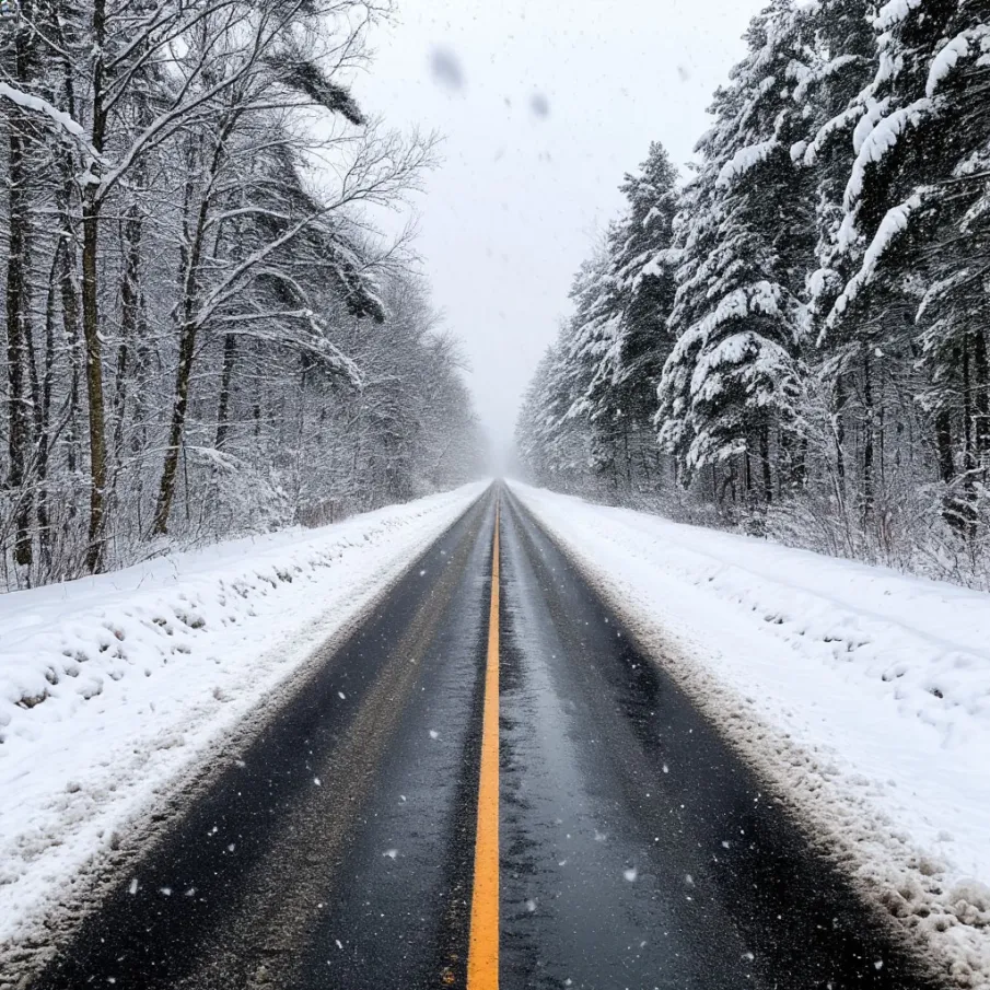 Сильный снег ожидается в регионе!
